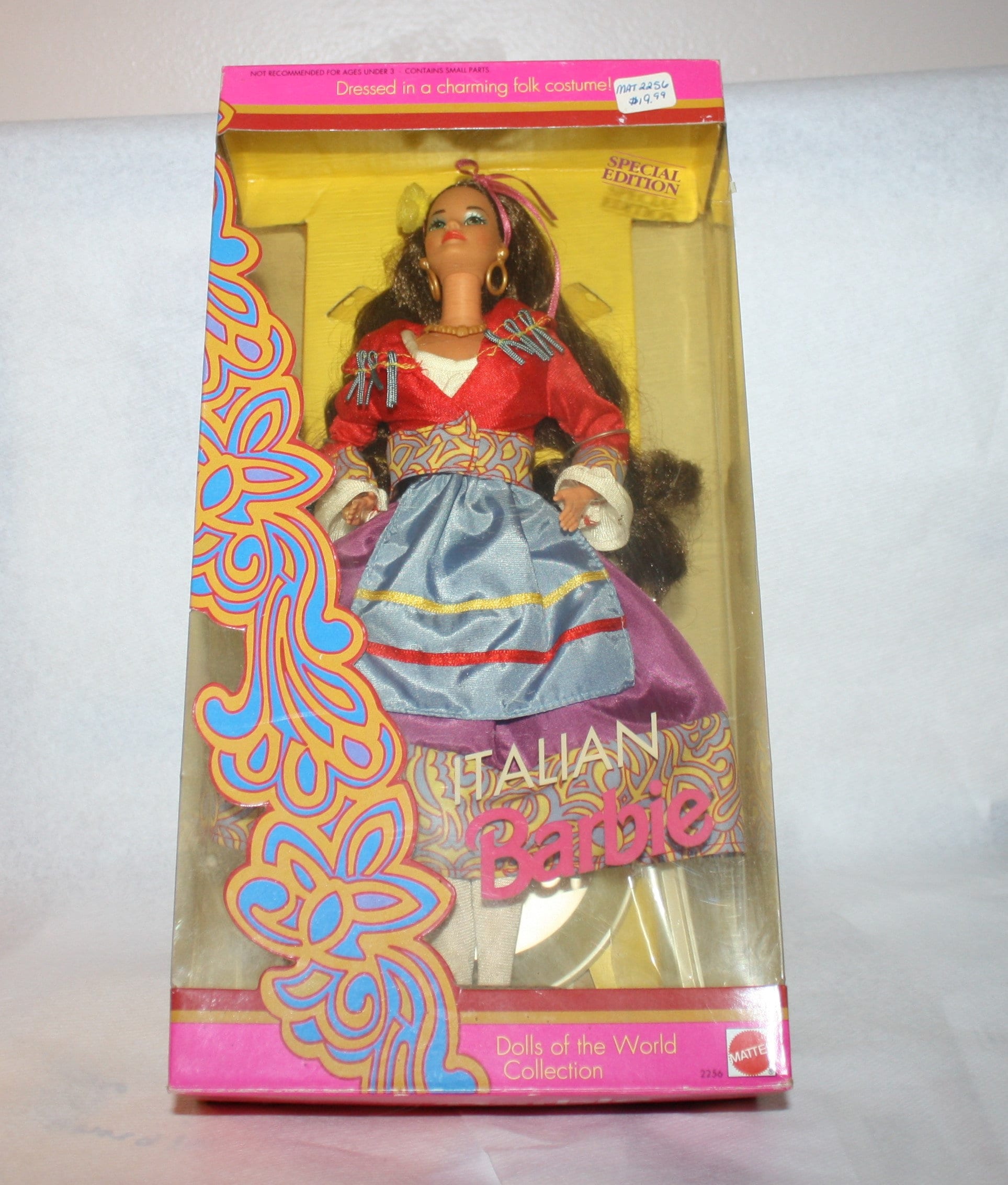 Barbie Italian Barbie Dolls Of The World Collection 1992 Mattel Nrfb