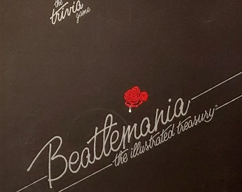Vintage 1980s Beatlemania: The Illustrated Treasury Trivia Game