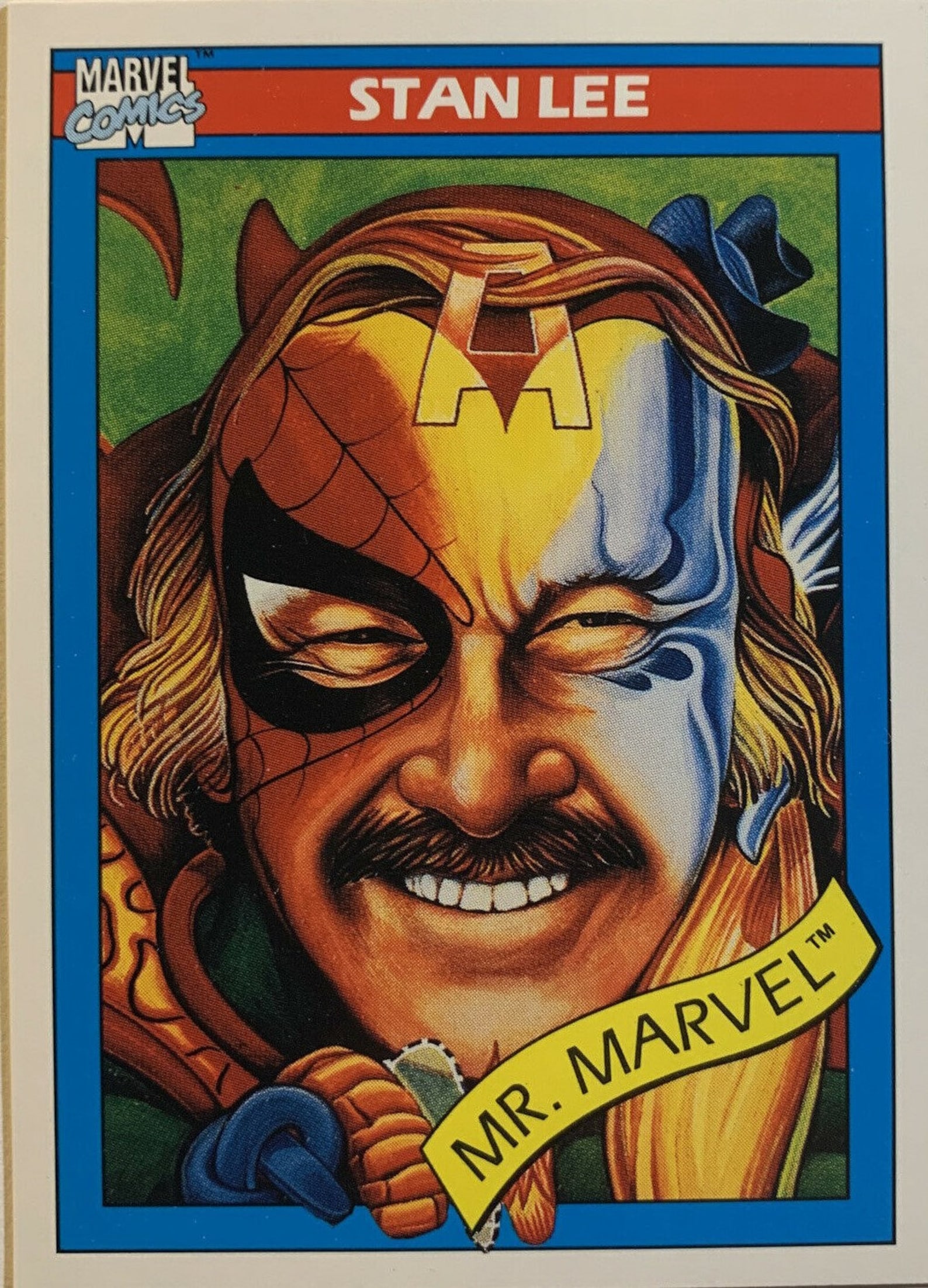 1990 Marvel Comics Stan Lee Mr. Marvel Card 161 Trading Etsy UK