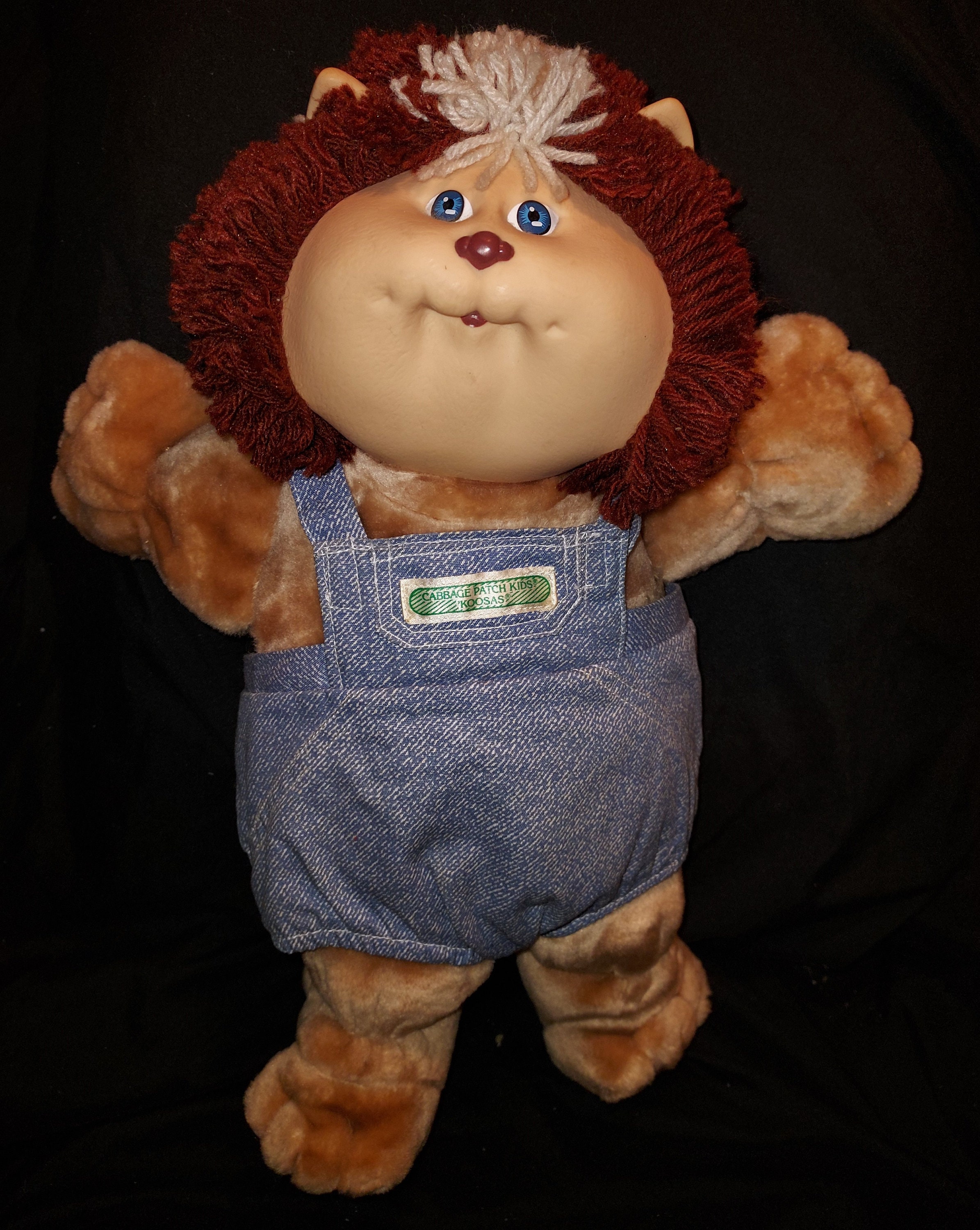 Vintage Cabbage Patch Kids 1983 Koosa Cat Lion Doll Original Outfit