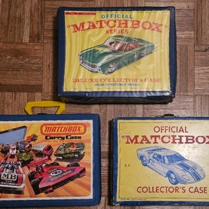 Vintage Matchbox Deluxe Collector&#39;s Cases, Lesney Products