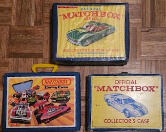 Vintage Matchbox Deluxe Collector's Cases, Lesney Products