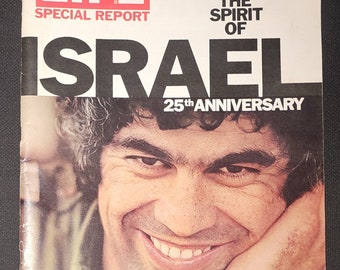 Vintage Life Magazines: The Spirit of Israel, World's Fair, Roy Campanella, Churchill's Funeral, FULL Publications