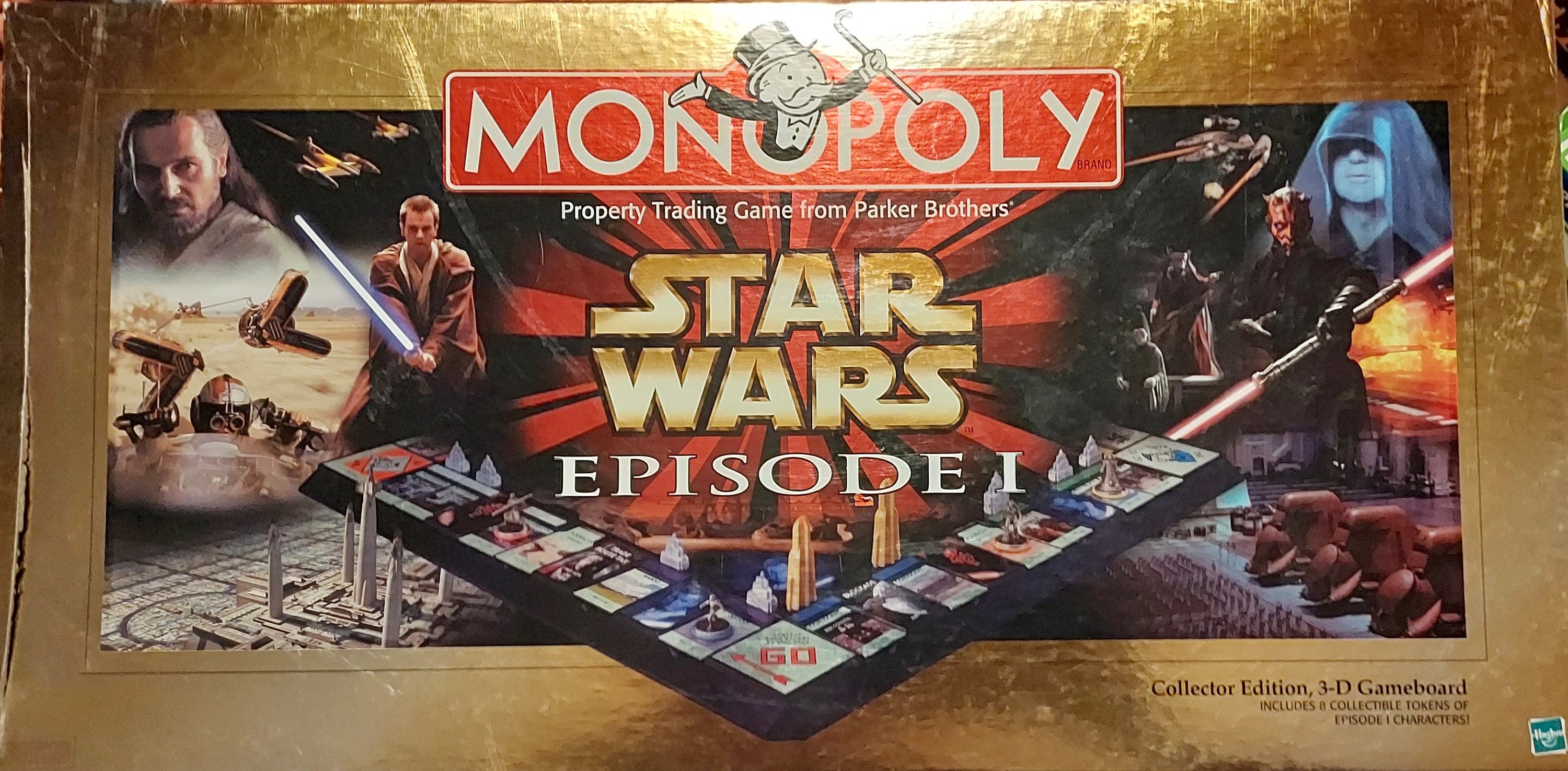 Monopoly Star Wars Episode 1 3D Collectors Edition, Board Game 1999
