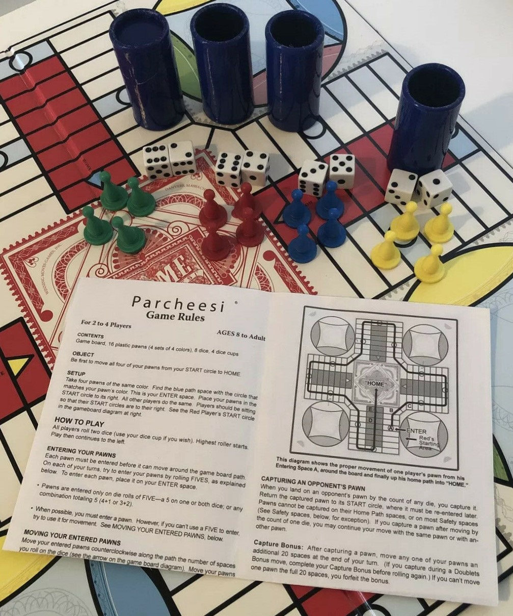 Classic Parcheesi, Board Game, Hasbro , Board Game, NIB Sealed