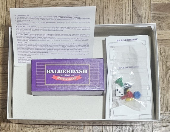 Vintage Balderdash - the Hilarious Bluffing Game, Board Game #250