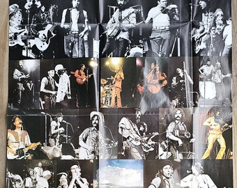 Vintage 1974 Nitty Gritty Dirt Band in Concert, Large Poster 27.5” X 51.5