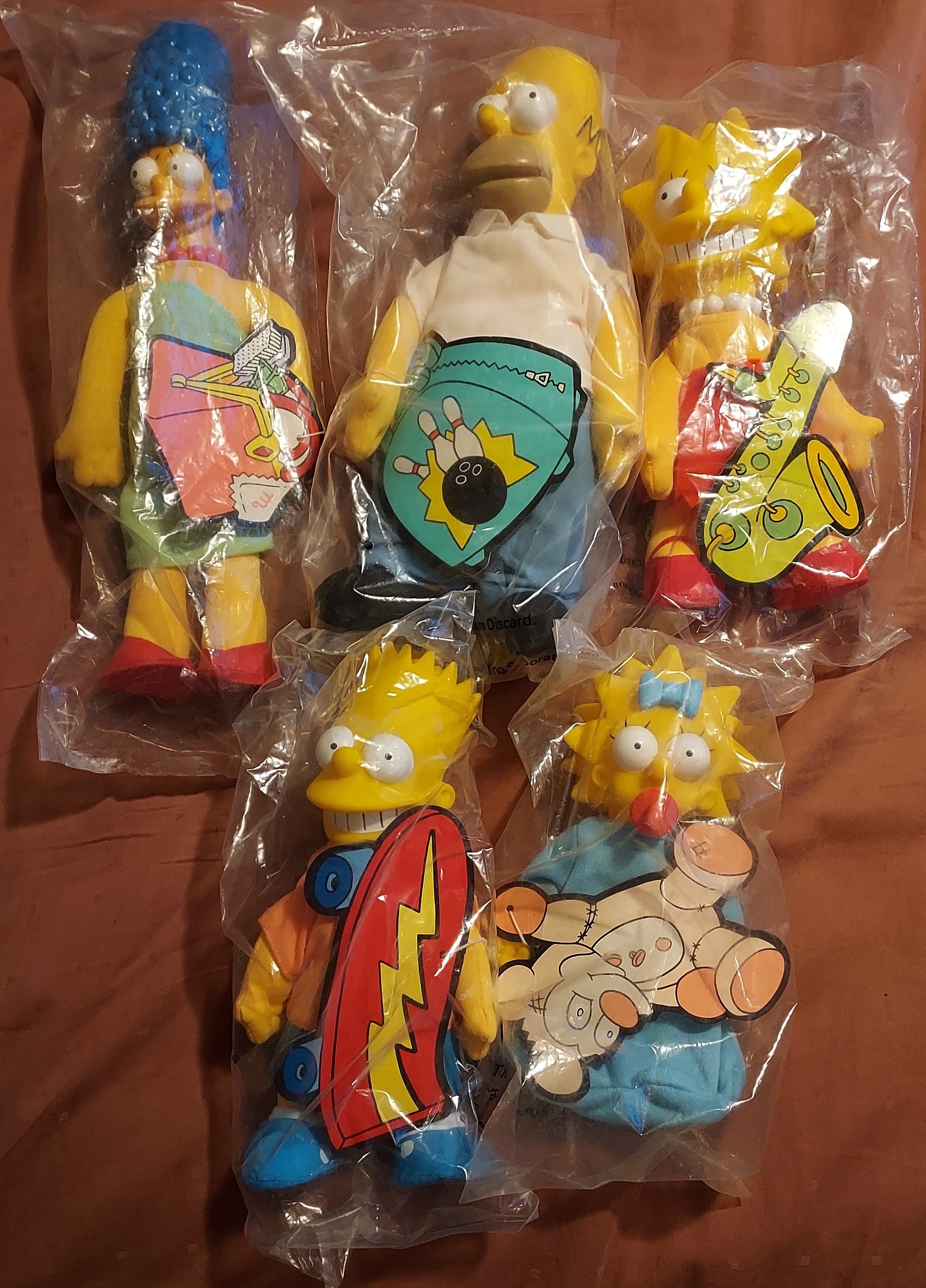 Burger king simpson dolls