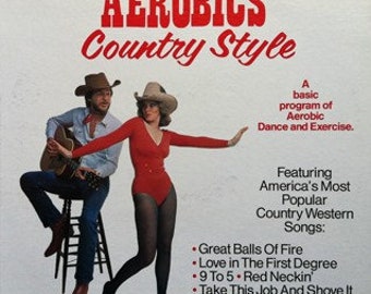Vintage LP, Aerobics Country Style, JD Feelgood & The Nashville All Stars, 1982 Looking Good, LG1009, SEALED