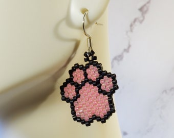 Paw Print Earrings