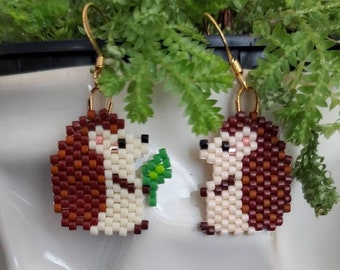 Hedgehog Earrings