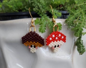 Mushroom Earrings