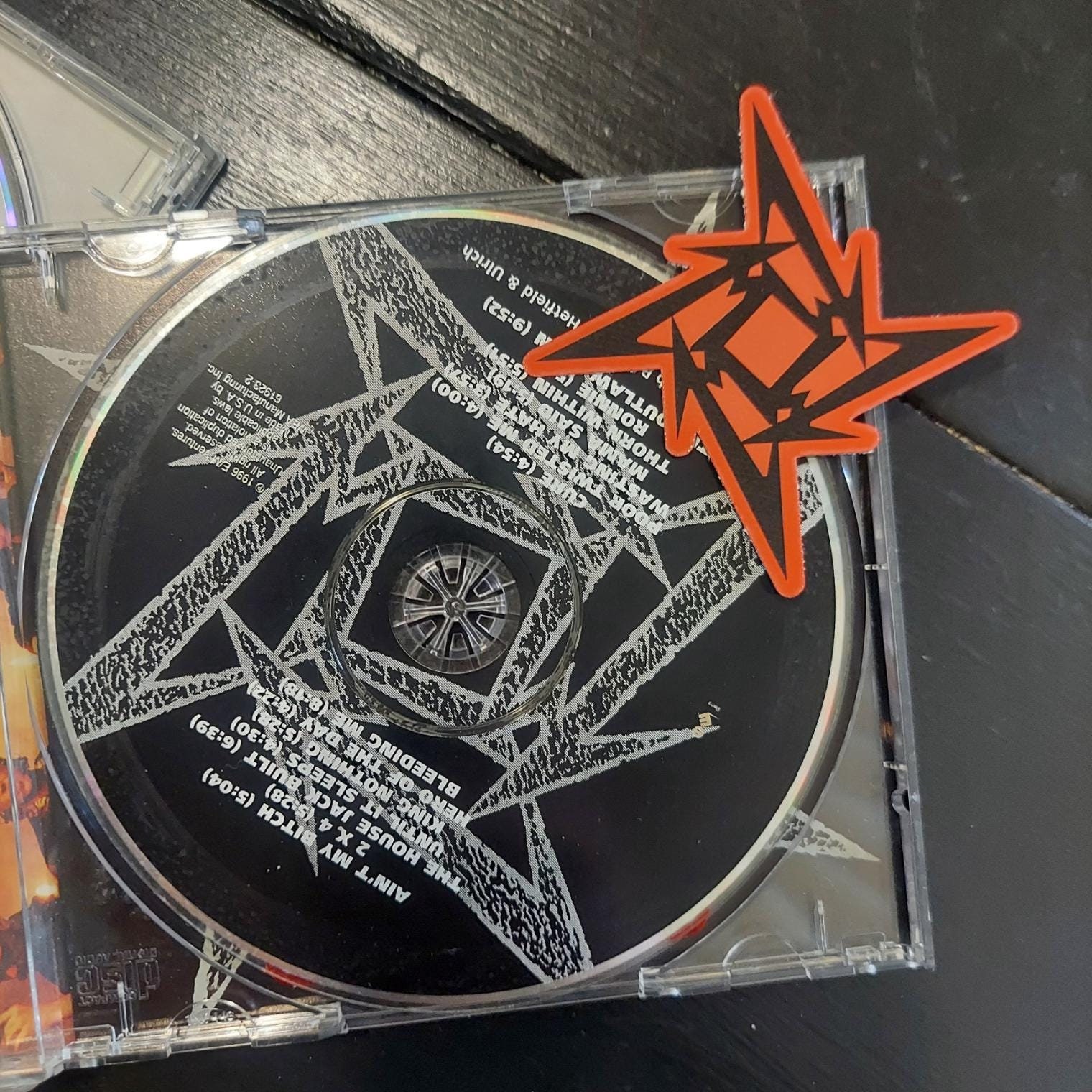 Metallica Ninja Star Sticker - Glossy - Etsy