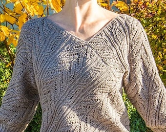 Download from conceptcreative.store/shop/sinequanon (if Pdf is sold out) Knitting Dress PATTERN written in English+chart sizes M-4XL sweater