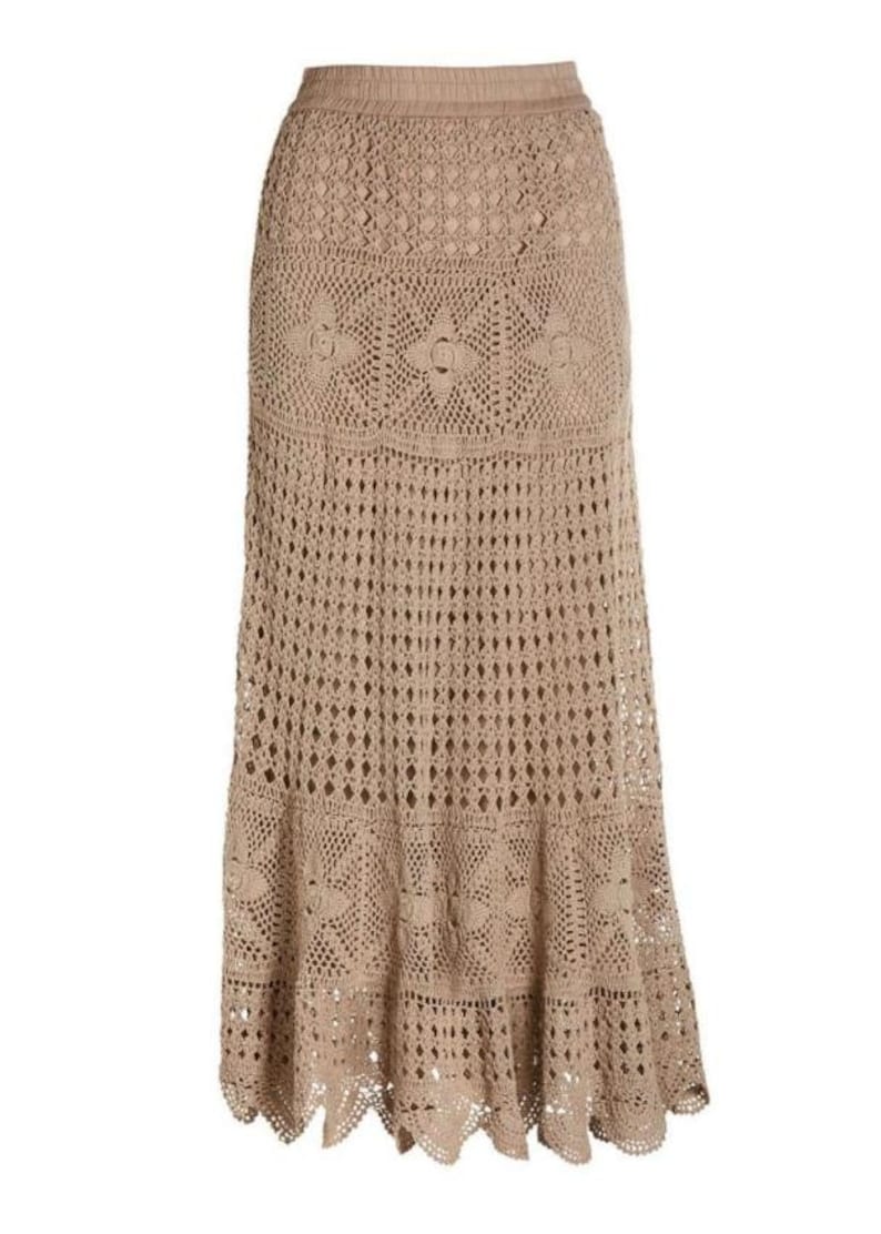 Maxi Crochet Skirt PATTERN Crochet TUTORIAL in English Etsy