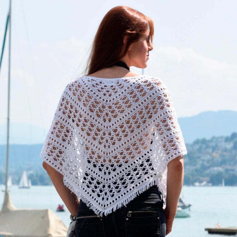 Crochet shrug PATTERN for sizes M-5XL crochet TUTORIAL in image 0