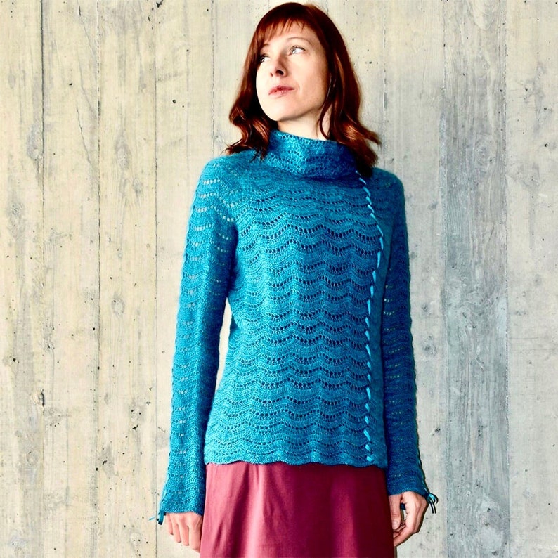 crochet mohair sweater pattern