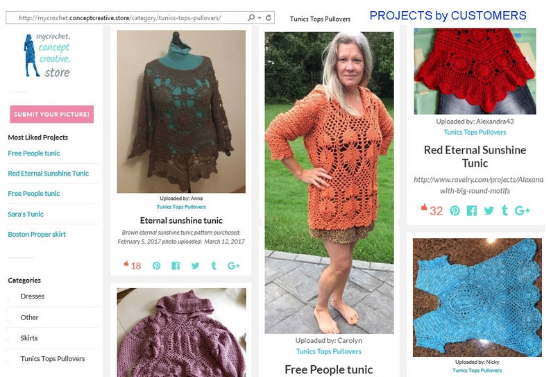 Trendy crochet top PATTERN written in English Charts Videos, crochet hoodie pattern fits sizes S-XL, Free People sweater crochet pattern image 9