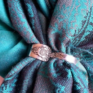 Scarf Slide, Scarf pendant, Pashmina slide, Scarf ring