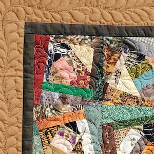 Earth Horns Quilted Table Runner NCU0NTD1737 main image 1