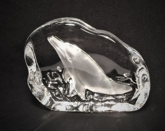 crystal dolphin etsy