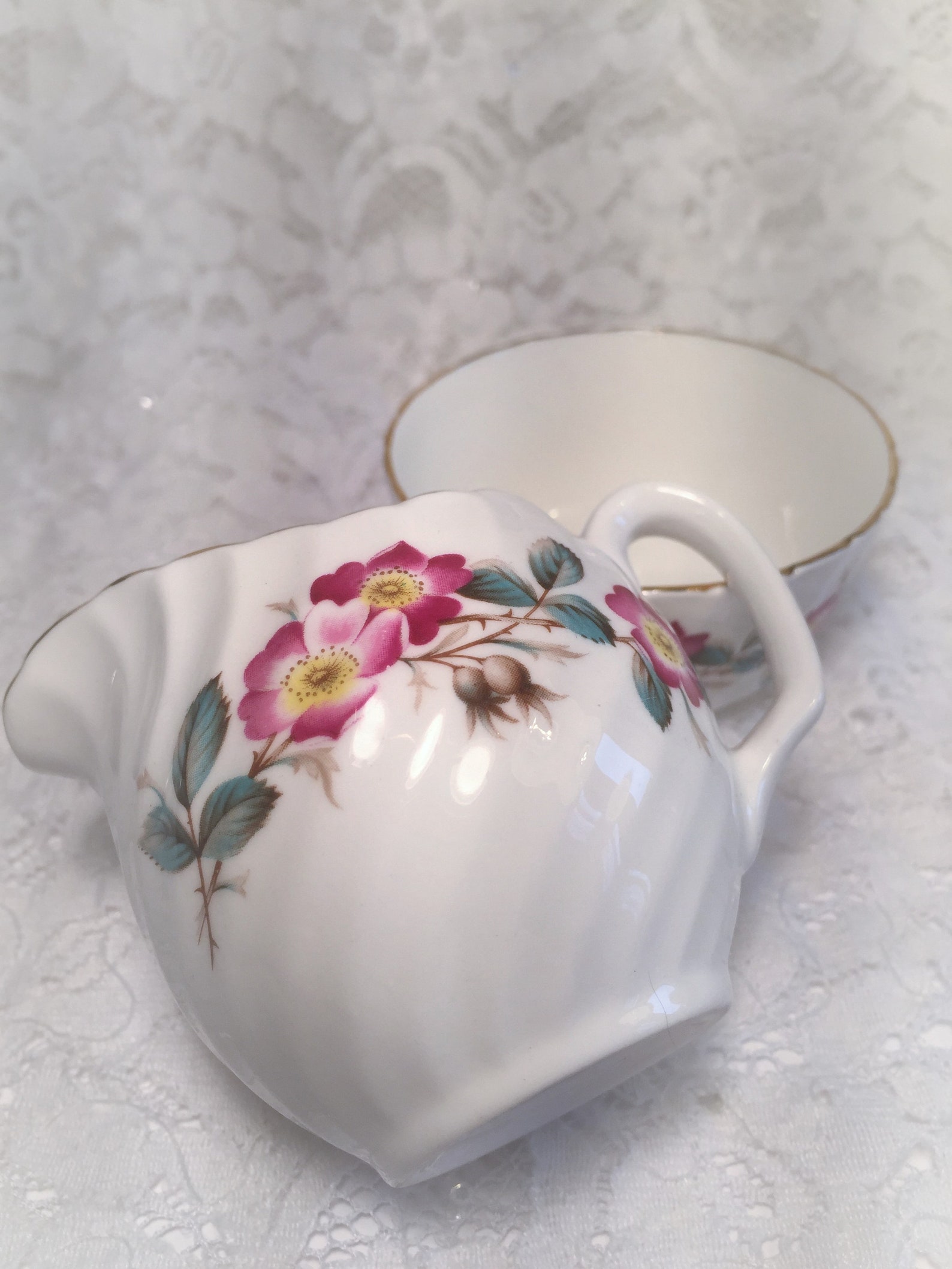 Royal Adderley Fine Bone China Small Size Creamer and Sugar Etsy Ireland