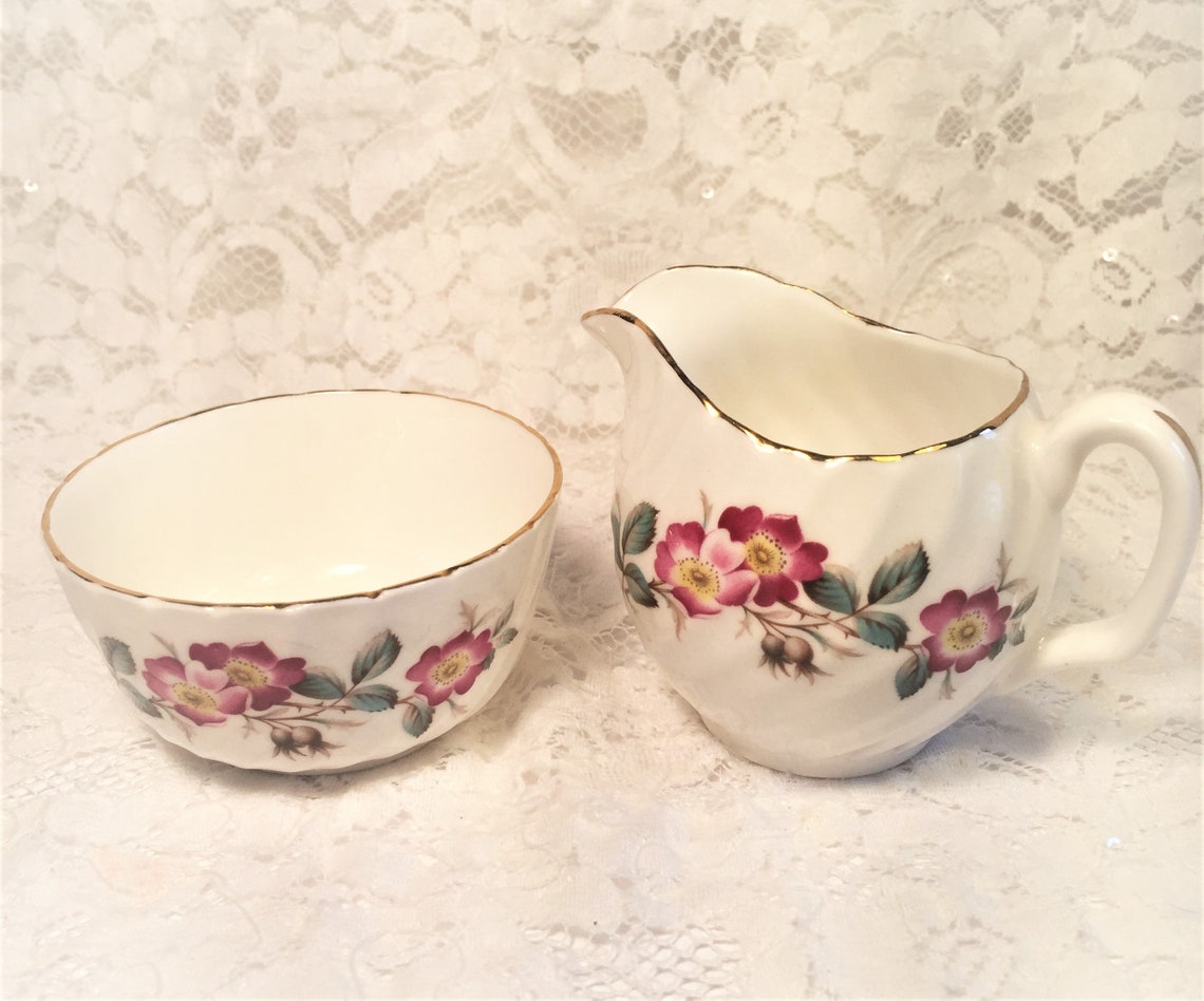Royal Adderley Fine Bone China Small Size Creamer and Sugar Etsy Ireland