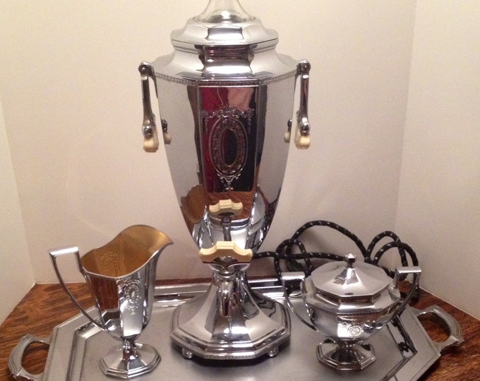 Vintage Electric Universal Coffee Service Percolater Set With Etsy