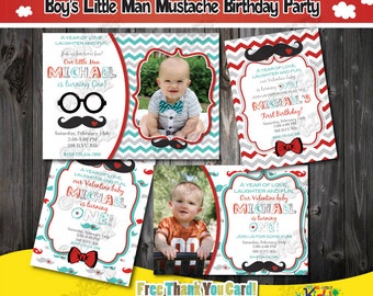 On Sale Little Man Birthday Party Package Mustache Birthday Etsy