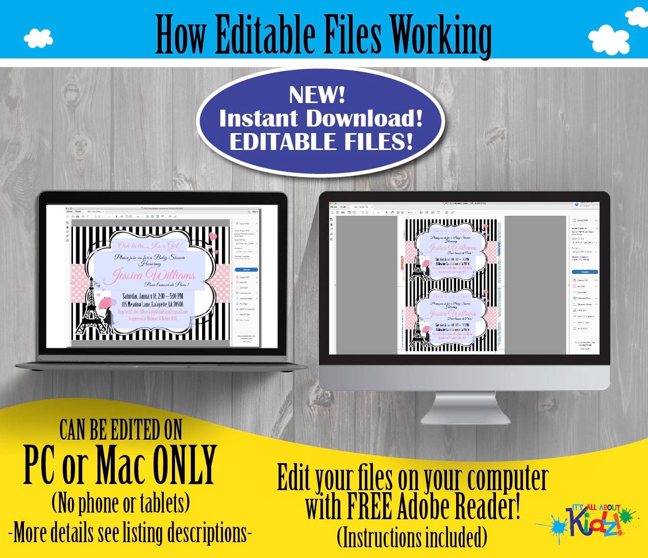 Editable Little Man Baby Shower Package-instant-printable - Etsy