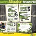 Alligator Party Package-printable Alligator Birthday Party Decoration ...