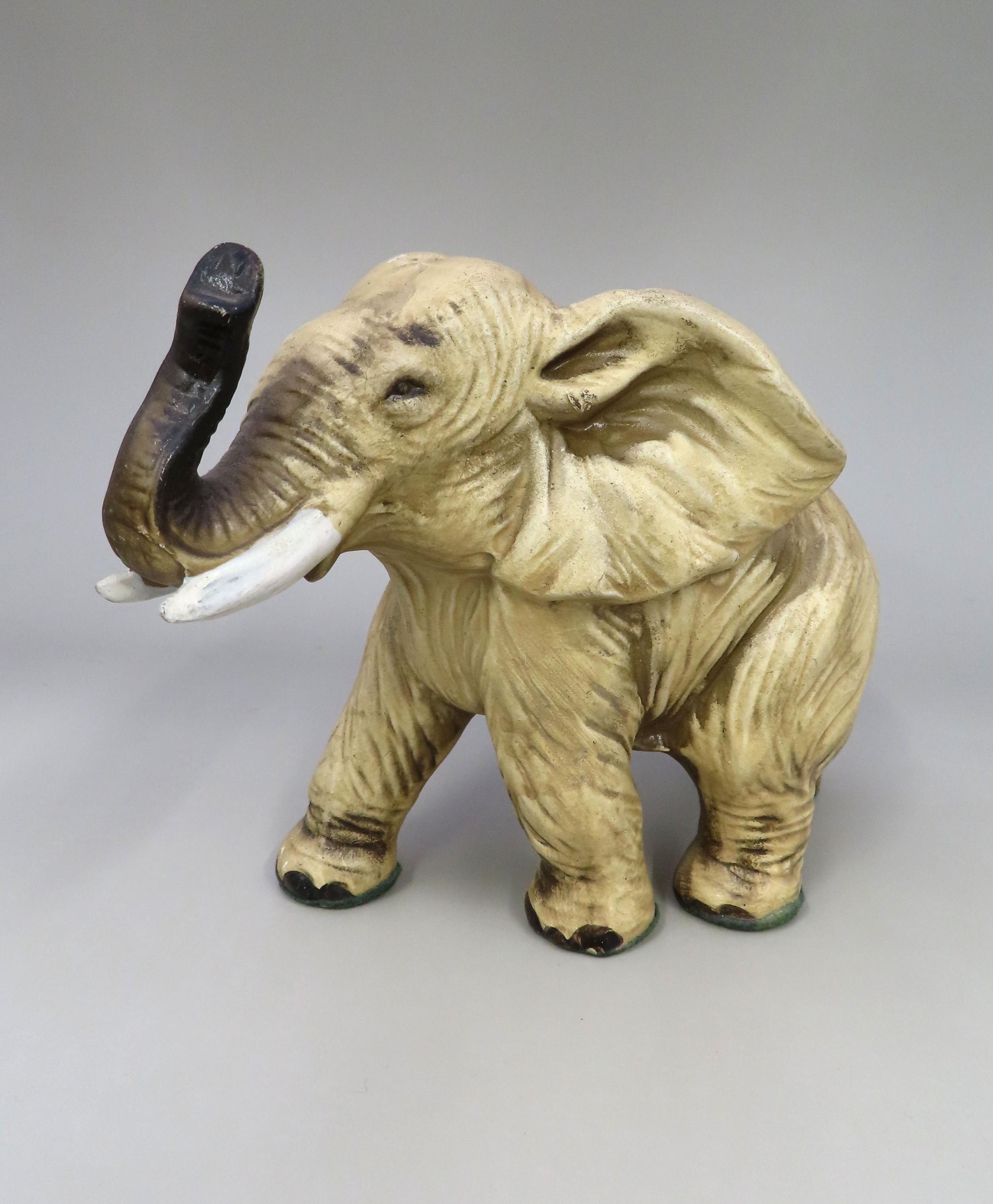 Ceramic Elephant Trunk Up - Etsy