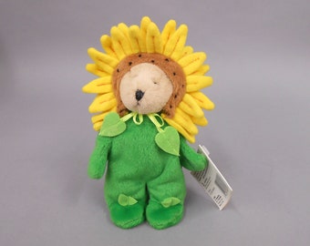 Ganz Wee Bears Li'l Blossom Sunflower with tag H3184