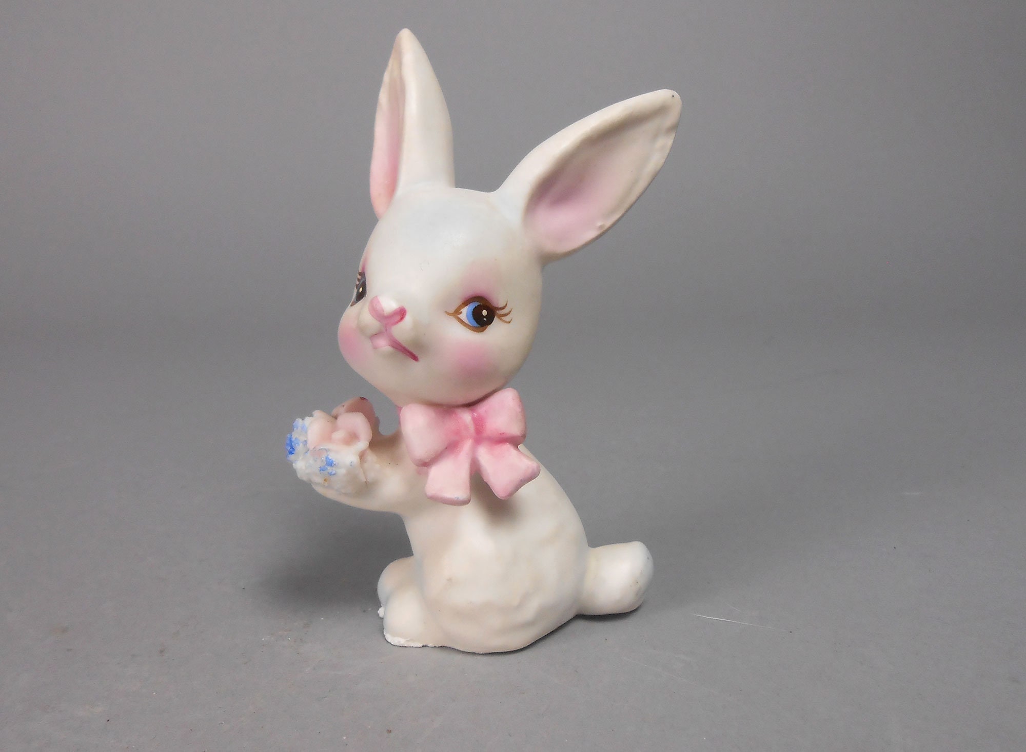 CRAFT SUPPLY 1.5 Bunny Grosgrain Ribbon. Easter Ribbon. Bunny Ribbon.  Easter Bunny Ribbon. White Bunny Ribbon. 