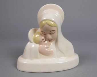 Madonna and Child Stewart B. McCulloch California Pottery Figurine