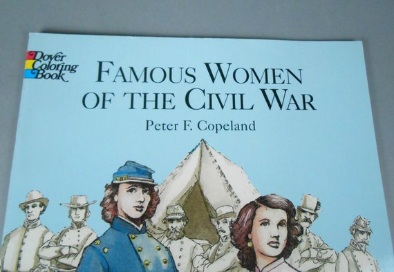 Famous Women of the Civil War Coloring Book by Peter F. | Etsy