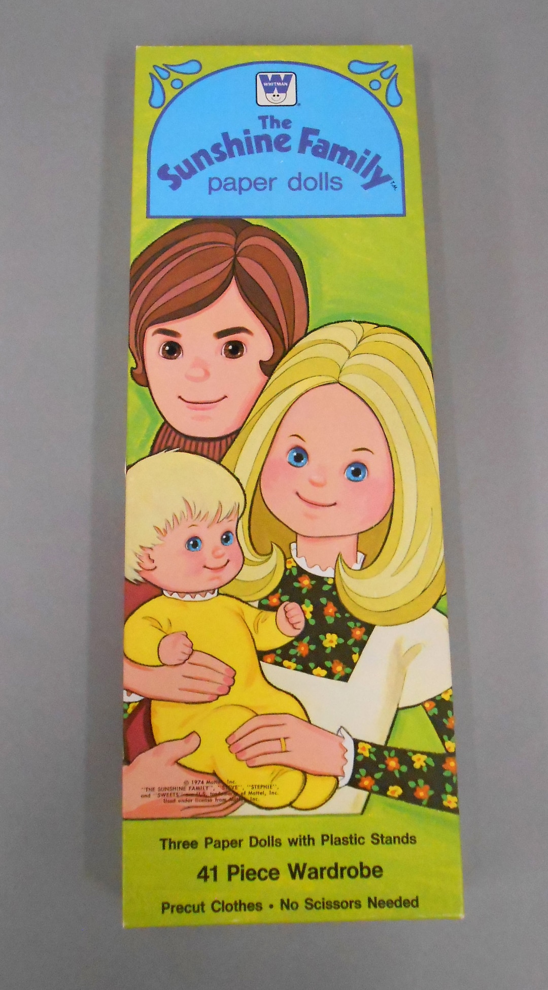 Sunshine Family Paper Dolls by Whitman With 41 Piece Wardrobe Etsy