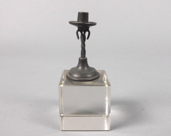 Miniature Pewter Candlestick Holland Sunrise