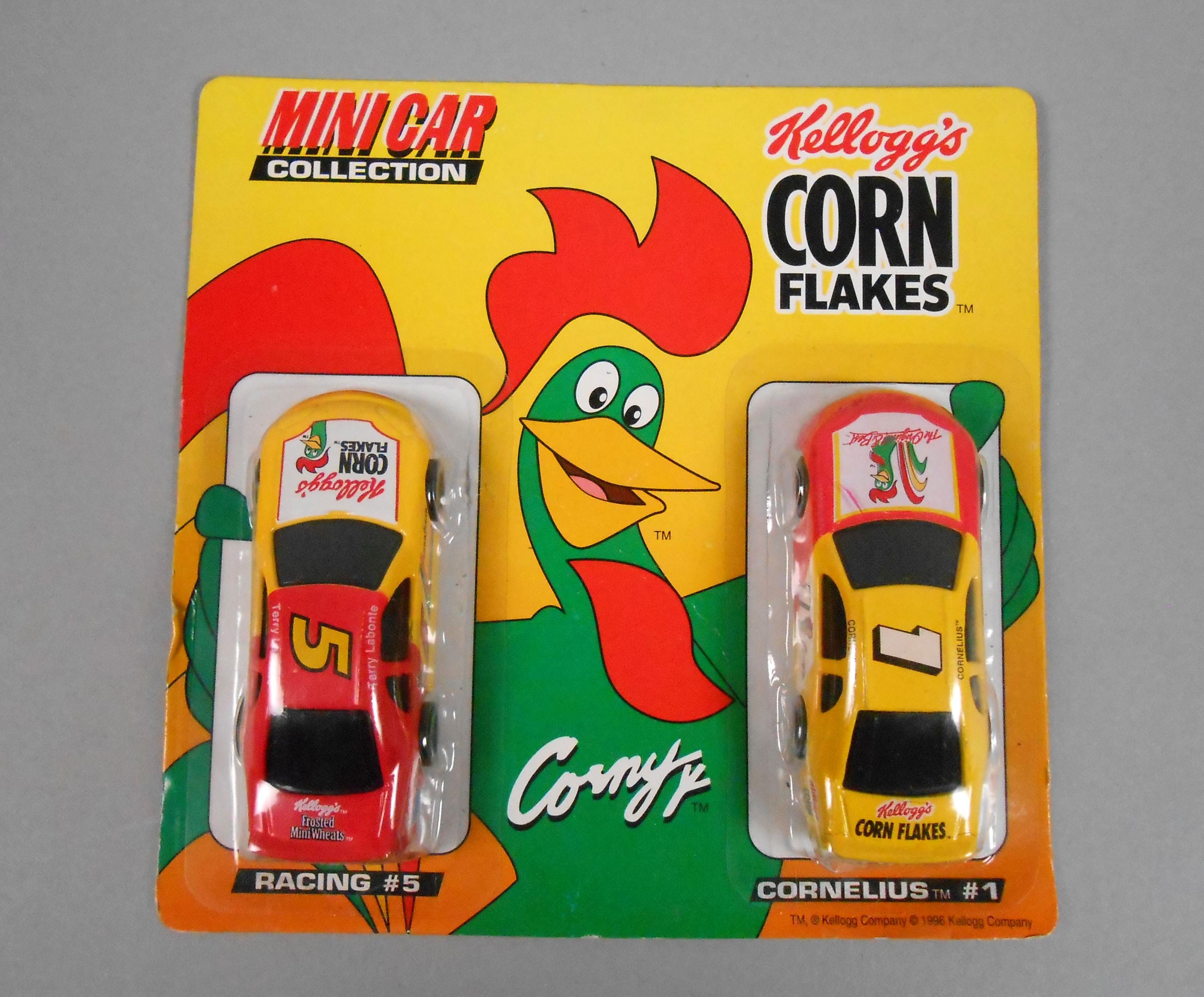 Kellogg's Corn Flakes Racing Car Set Mini Car Collection New on