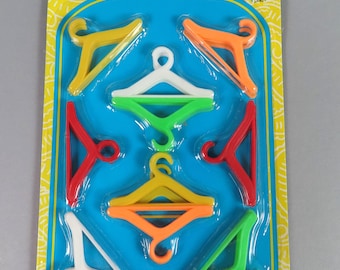Vintage Totsy Flair Accessories Colorful Hangers for 11.5" Fashion Doll Clothing