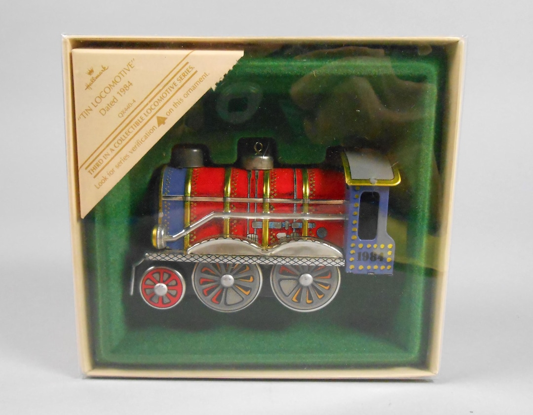 Hallmark 1984 Tin Locomotive Train Ornament - Third in the Series With ...