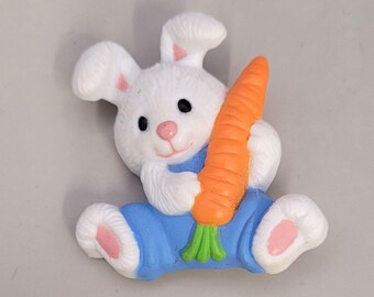 Vintage Gibson Greetings Bunny with Carrot Pin