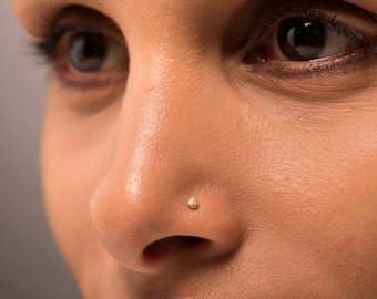 Gold Nose Pin. Tragus piercing. Nostril Screw. Nose Piercing. Indian Nose Stud. Nose Stud. Gold Nose Stud. Nose Ring. Tiny Nose Stud
