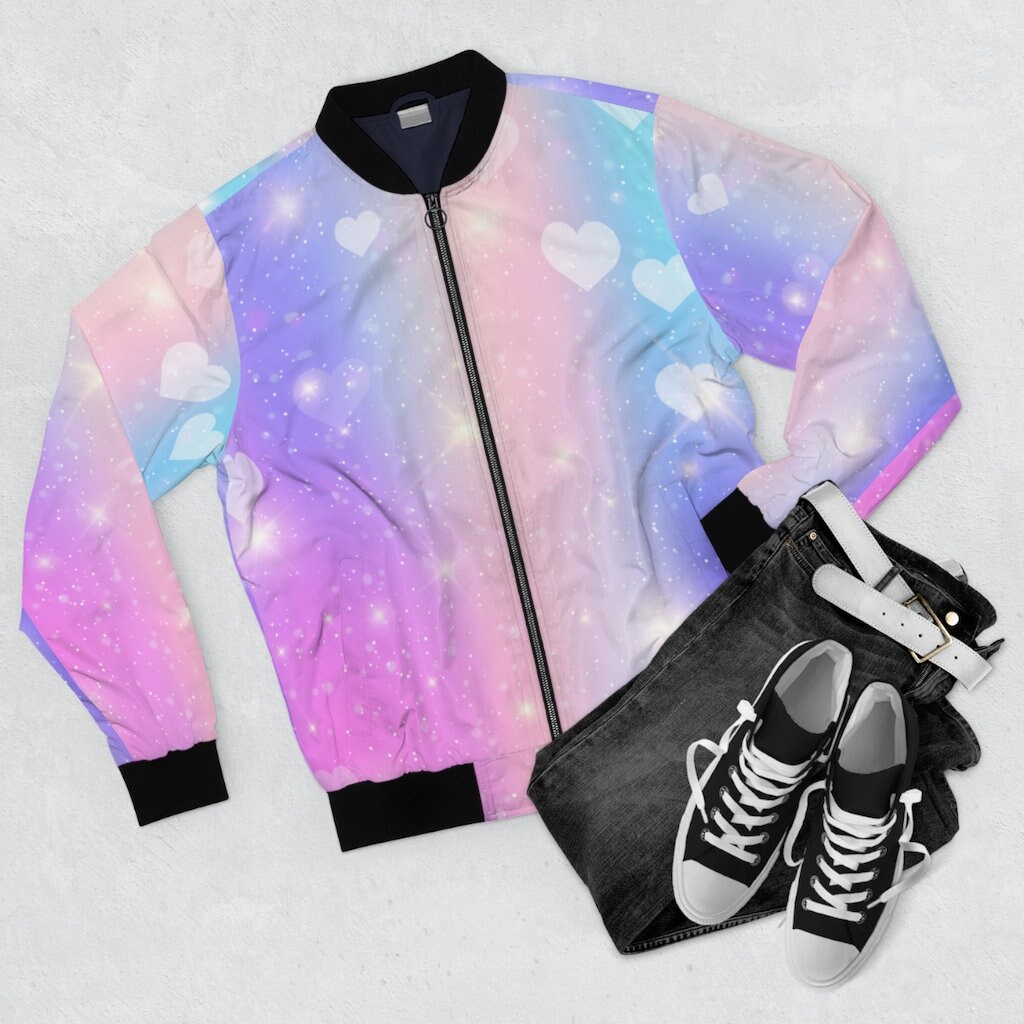 Pastel Bomber Jacket Etsy