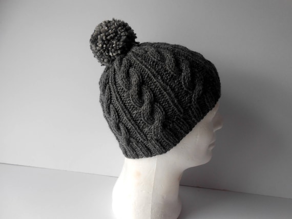 irish cable knit hat