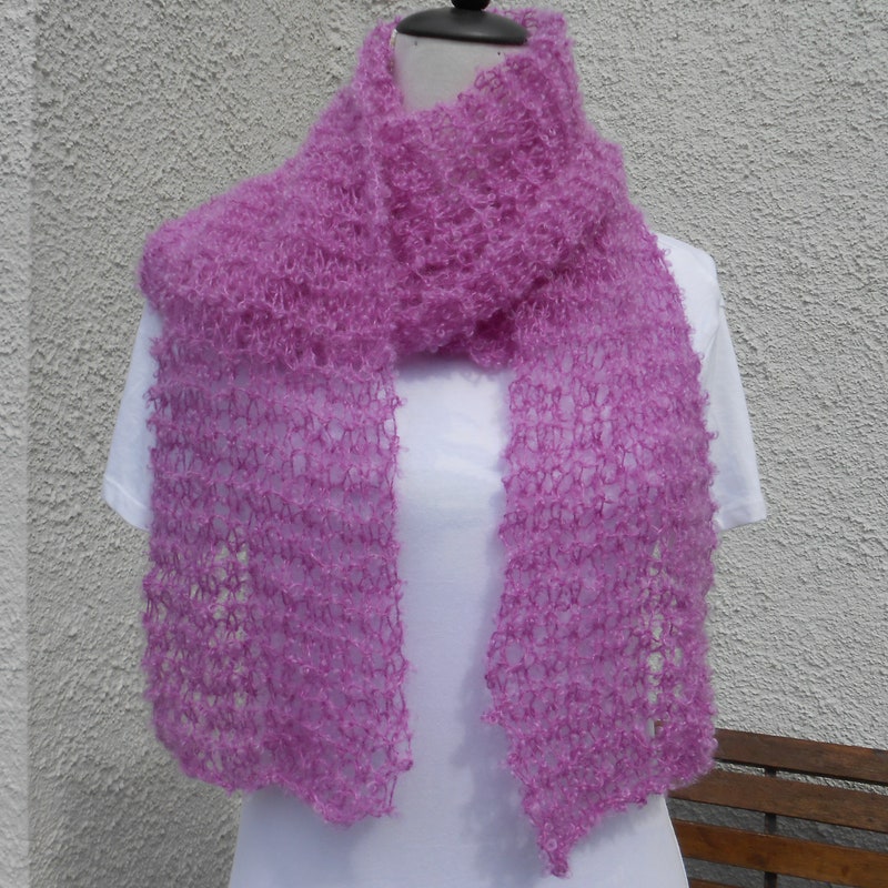 Knit Scarf Etsy