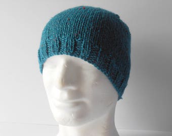 Knit Hat for Men, Men's Beanie, gift for men, Hand knit Hats for Men. Men's winter hat. Men's knitted hat. Irish Knit Hat