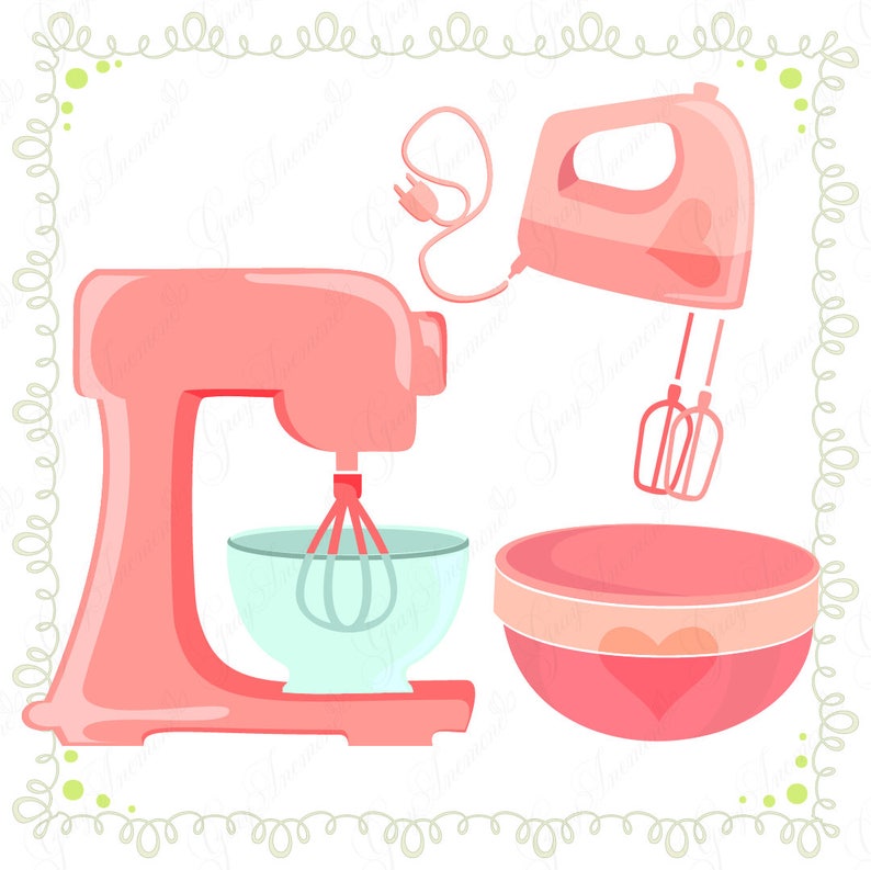 Made With Love Baking Icon Set PNG Cliparts on Transparent - Etsy