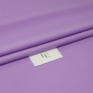 Purple/lilac elastic crepe fabric by the yard, wedding fabric, skirt fabric,  bridal fabric KLT003