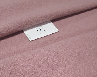 Pink wool fabric sold by the yard, 100% natural wool fabric, KLT013